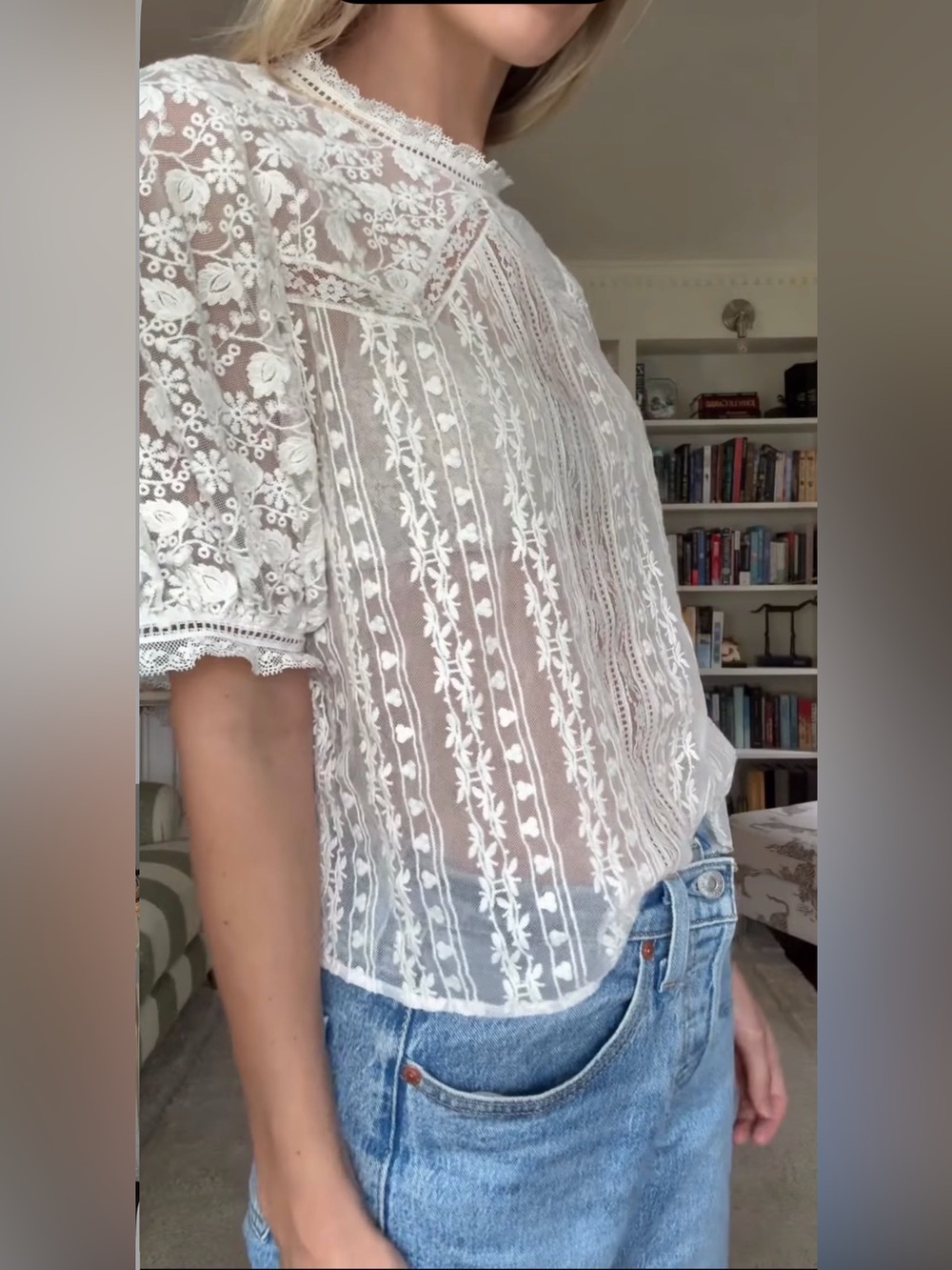 NWT Doen Idora Top in Salt - Picture 3 of 12